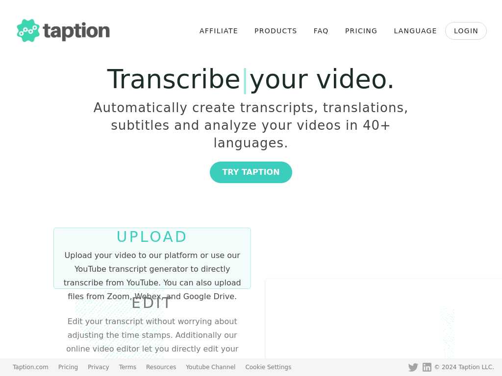 Taption