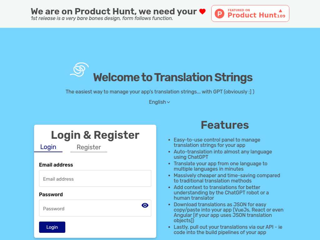 Translation Strings
