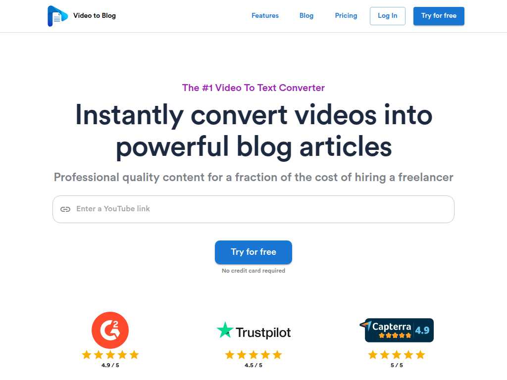 Video To Blog